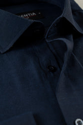 Elegant Navy Dress Shirt